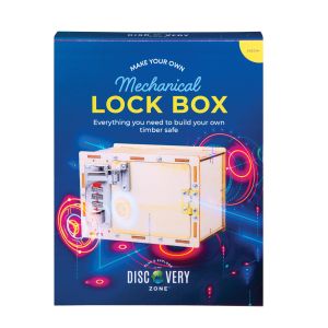 Discovery Zone MYO Mechanical Lock Box Natural 15x4.6x21cm