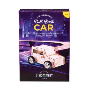 Discovery Zone MYO Pull Start Car Natural 15x4.6x21cm
