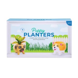 Discovery Zone Make Your Own Puppy Planters Multi-Coloured 24x24x7.5cm