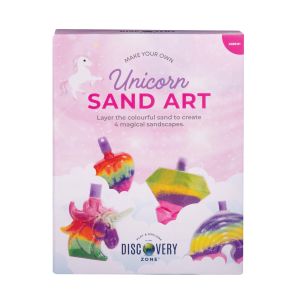 Discovery Zone Make Your Own Unicorn Sand Art Multi-Coloured 16.7x5.8x20.5cm