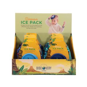 Discovery Zone Ice Pack - Dinosaurs CDU 10pcs/2 Assorted 15x6.5x8cm