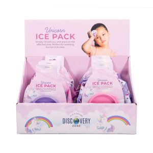 Discovery Zone Ice Pack - Unicorns CDU 10pcs/2 Assorted 15x6.5x8cm