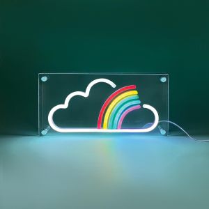 Discovery Zone Acrylic Light - Rainbow Multi-Coloured 30x4.6x15cm