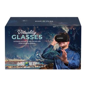 Discovery Zone Virtuality VR Glasses Black (New Item Code) 20x14x12cm
