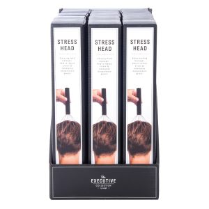 The Executive Collection Stress Head Battery Massager Black 25x5.9x5.9cm
