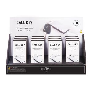 The Executive Collection Call Key Keyring (12 Disp) Silver 10x1.8x4.3cm
