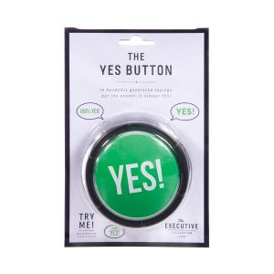 The Executive Collection The YES! Button Green 11.5x4.5x16.5cm