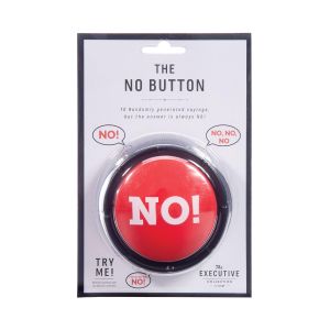 The Executive Collection The NO! Button Red 4x17x11.5cm