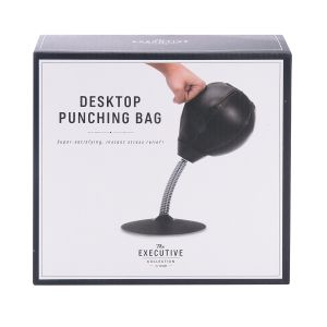 The Executive Collection Desktop Punching Bag Black 17.8x17.8x35CM