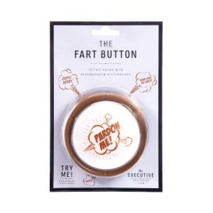 The Executive Collection The Fart Button Brown 17x4x11.5cm