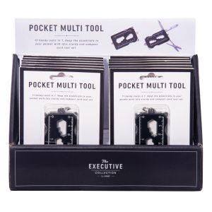 The Executive Collection Multi-Function Card Tool (12 Disp) Black 6.9x3.5x0.6cm