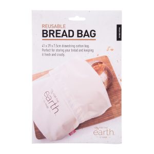 FOR THE EARTH by IS GIFTReuseable Bread Bag Natural 29x7x40cm