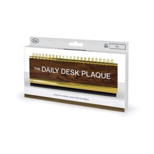 Fred Daily Desk Plaque - Desktop Flip Book Multi-Coloured 20.3x7.6x5cm