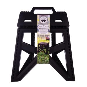 Maverick Foldable Stool Large Black 39.5x27x33.7cm