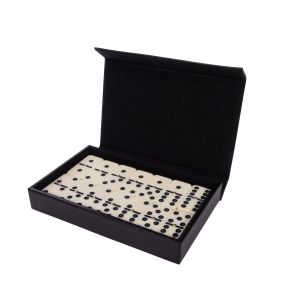 Maverick Deluxe Dominoes Set Black 18x1x3cm