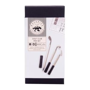 Maverick - Golf Club Pen Set Silver 15.3cm