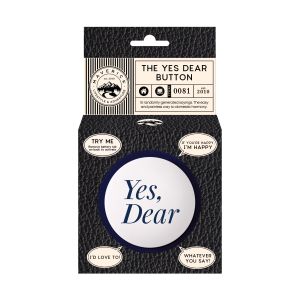 Maverick The Yes Dear Button Blue 17x11.5x4cm