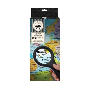 Maverick Light Up LED Magnifier Black & Silver