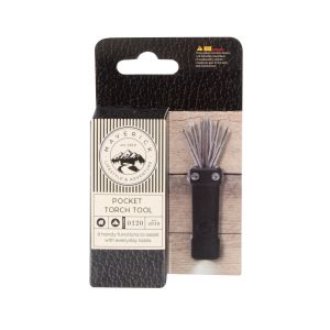 isGift 8-in-1 Pocket Torch Tool CDU 12pcs Black (New Item Code) 3.3x2.8x8.2cm