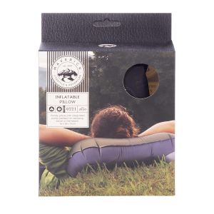 Maverick Inflatable Pillow With Built In Pump 2pcs Assorted 44x28x10cm