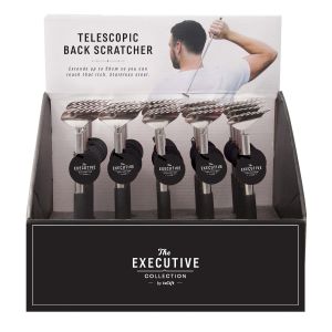 Is Gift Telescopic Back Scratcher (25Disp) Silver Extends from: 20cm to 50cm