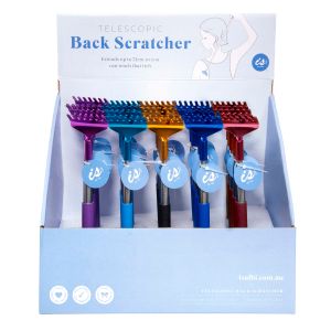 Is Gift Telescopic Back Scratcher - Colours (5Asst/25Disp) Assorted Extends from: 20cm to 50cm