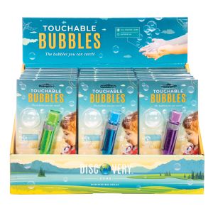 Discovery Zone Touchable Bubbles CDU 24pcs/6 Assorted 11x20x2cm