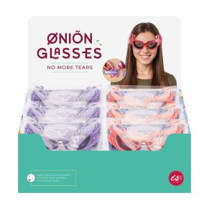 Quirky Kitchen Onion Glasses (2 Asst/12 Disp) Assorted 5x16x6cm
