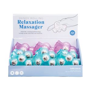 isGift Handy Rolling Relaxation Massager CDU 12pcs/2 Assorted (New Item Code) 8.5x8x5.5cm