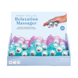 isGift Handy Rolling Relaxation Massager CDU 12pcs/2 Assorted (New Item Code) 8.5x8x5.5cm