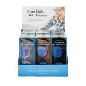 isGift Screen Time Blue Light Filter Glasses CDU 18pcs/3 Assorted