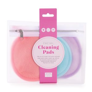 isGift Reusable Make Up Removal Pads Set of 3 Assorted 12x4x12cm