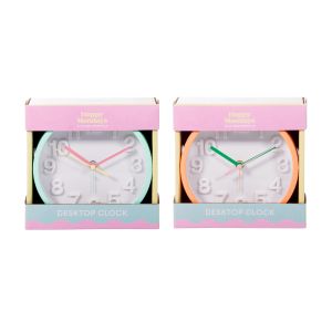 isGift Happy Mondays Desktop Clock 2pcs Assorted 13x5x13cm