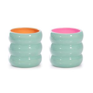 isGift Happy Mondays Plant Pot 2 Assorted 13x13x14cm
