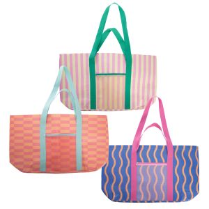isGift Eclectic Summer - Beach Bag Carry All 3pcs Assorted 70x18x38cm