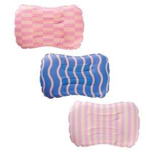 isGift Eclectic Summer - Inflatable Beach Pillow 3pcs Assorted 44x28x10cm