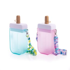 Discovery Zone Popsicle Drink Bottle CDU 8pcs/2 Assorted 10.7x4.4x20.3cm