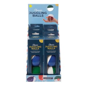 isGift Classic Juggling Balls (6 Disp) Multi-Coloured 6cm