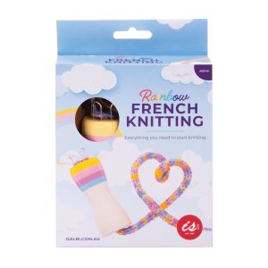 isGift Rainbow French Knitting Multi-Coloured 3.5x3.5x10.4cm