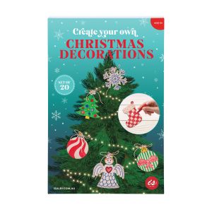 isGift Create Your Own Christmas Decorations (5 Asst/Set of 20) Natural 27.5x18x2cm