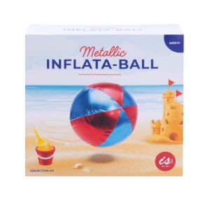isGift Metallic Inflata-ball - Medium Multi-Coloured 30cm Dia