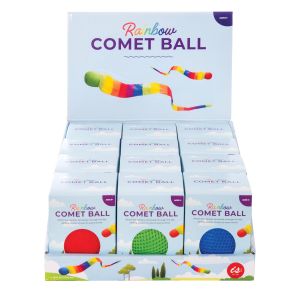 isGift Rainbow Comet Ball (3 Asst/12 Disp) 7x90cm
