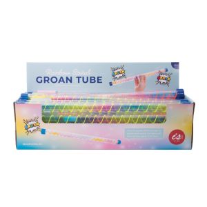 isGift Rainbow Spiral Groan Tube (24 Disp) Multi-Coloured 40x2.6cm