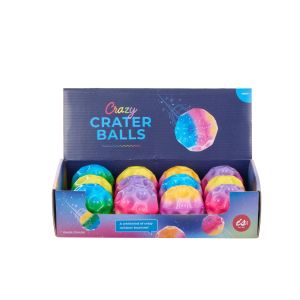 Discovery Zone Crazy Crater Ball CDU 12pcs/6 Assorted 6.3cm dia