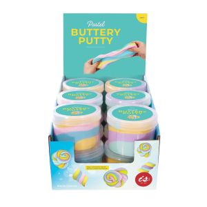 isGift Pastel Buttery Putty (2 Asst/12 Disp) 7.6x7.6x6cm
