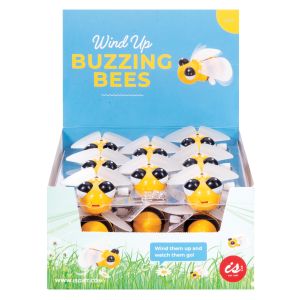 isGift Wind Up Buzzing Bees (24 Disp) Yellow 6x6x2.3cm