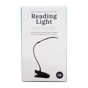 Tech 2 IT Rechargeable Clip On Reading Light Led Light With Clip White 12.5x6.5x4.2cm