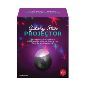 isGift Galaxy Star Projector & Sound Machine Silver 12x11.6x14.1cm