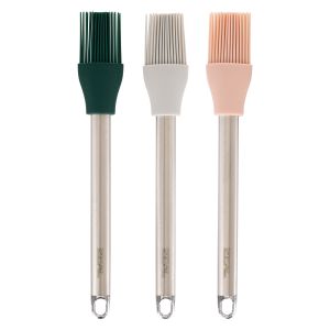 Zeal Silicone & Stainless Steel Basting Brush CDU 36pcs/3 Assorted Forest Blush 27x4x2cm