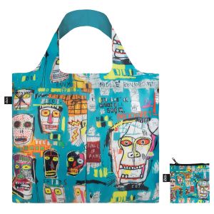 LOQI Jean Michel Basquiat Skull Bag Multi-Coloured 50x42cm